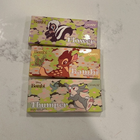 NEW Colourpop X Disney Bambi 3 Pressed Powder Palette Set - Picture 6 of 15
